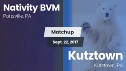Matchup: Nativity BVM High vs. Kutztown  2017