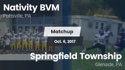 Matchup: Nativity BVM High vs. Springfield Township  2017