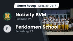 Recap: Nativity BVM  vs. Perkiomen School 2017