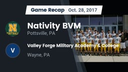 Recap: Nativity BVM  vs. Valley Forge Military Academy & College 2017