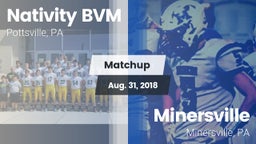 Matchup: Nativity BVM High vs. Minersville  2018