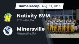 Recap: Nativity BVM  vs. Minersville  2018