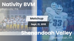 Matchup: Nativity BVM High vs. Shenandoah Valley  2018