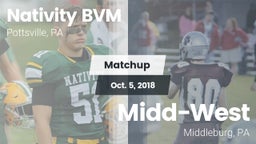 Matchup: Nativity BVM High vs. Midd-West  2018