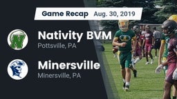 Recap: Nativity BVM  vs. Minersville  2019