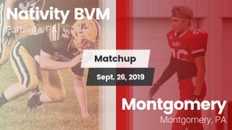 Matchup: Nativity BVM High vs. Montgomery  2019