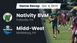 Recap: Nativity BVM  vs. Midd-West  2019