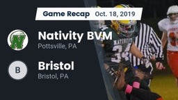 Recap: Nativity BVM  vs. Bristol  2019