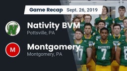 Recap: Nativity BVM  vs. Montgomery  2019