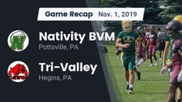 Recap: Nativity BVM  vs. Tri-Valley  2019