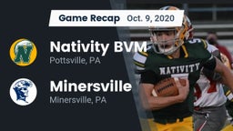 Recap: Nativity BVM  vs. Minersville  2020