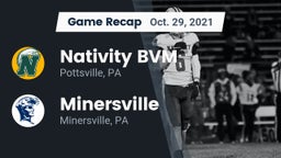 Recap: Nativity BVM  vs. Minersville  2021