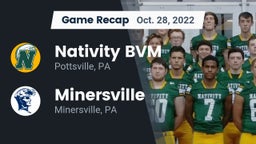 Recap: Nativity BVM  vs. Minersville  2022