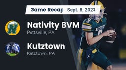 Recap: Nativity BVM  vs. Kutztown  2023