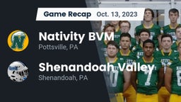 Recap: Nativity BVM  vs. Shenandoah Valley  2023