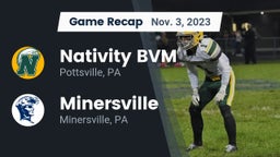 Recap: Nativity BVM  vs. Minersville  2023