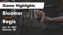 Bloomer  vs Regis  Game Highlights - Jan. 27, 2022