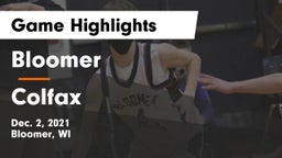 Bloomer  vs Colfax  Game Highlights - Dec. 2, 2021