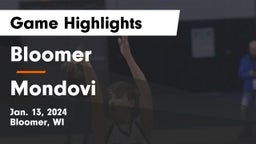 Bloomer  vs Mondovi  Game Highlights - Jan. 13, 2024