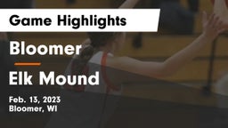 Bloomer  vs Elk Mound  Game Highlights - Feb. 13, 2023