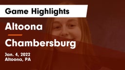 Altoona  vs Chambersburg  Game Highlights - Jan. 4, 2022