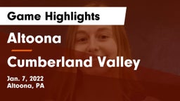 Altoona  vs Cumberland Valley  Game Highlights - Jan. 7, 2022
