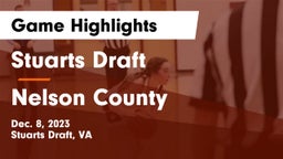 Stuarts Draft  vs Nelson County  Game Highlights - Dec. 8, 2023