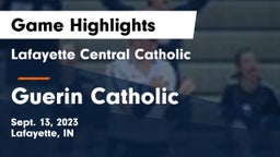 Lafayette Central Catholic  vs Guerin Catholic  Game Highlights - Sept. 13, 2023