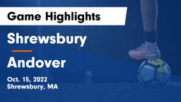 Shrewsbury  vs Andover  Game Highlights - Oct. 15, 2022