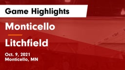 Monticello  vs Litchfield  Game Highlights - Oct. 9, 2021