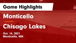 Monticello  vs Chisago Lakes  Game Highlights - Oct. 14, 2021