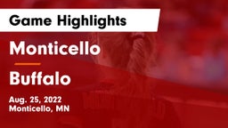 Monticello  vs Buffalo  Game Highlights - Aug. 25, 2022