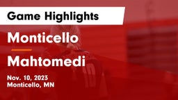 Monticello  vs Mahtomedi  Game Highlights - Nov. 10, 2023