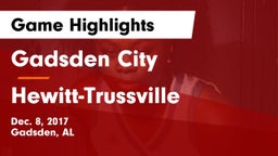 Gadsden City  vs Hewitt-Trussville  Game Highlights - Dec. 8, 2017