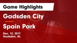 Gadsden City  vs Spain Park  Game Highlights - Dec. 12, 2017