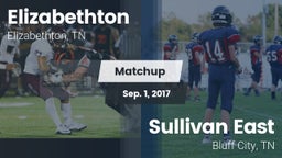 Matchup: Elizabethton High vs. Sullivan East  2017
