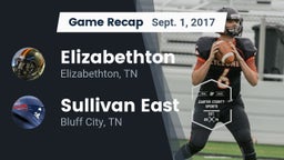 Recap: Elizabethton  vs. Sullivan East  2017