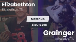 Matchup: Elizabethton High vs. Grainger  2017