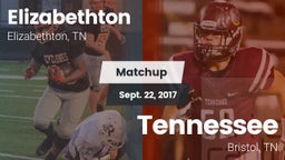 Matchup: Elizabethton High vs. Tennessee  2017