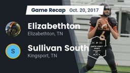 Recap: Elizabethton  vs. Sullivan South  2017