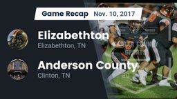 Recap: Elizabethton  vs. Anderson County  2017