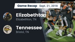 Recap: Elizabethton  vs. Tennessee  2018