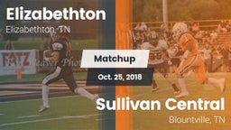 Matchup: Elizabethton High vs. Sullivan Central  2018