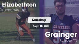 Matchup: Elizabethton High vs. Grainger  2019