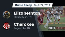 Recap: Elizabethton  vs. Cherokee  2019
