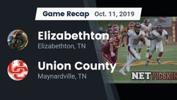Recap: Elizabethton  vs. Union County  2019