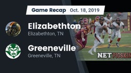 Recap: Elizabethton  vs. Greeneville  2019