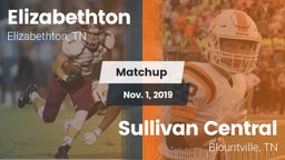 Matchup: Elizabethton High vs. Sullivan Central  2019
