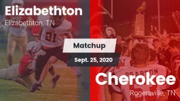 Matchup: Elizabethton High vs. Cherokee  2020