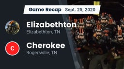 Recap: Elizabethton  vs. Cherokee  2020